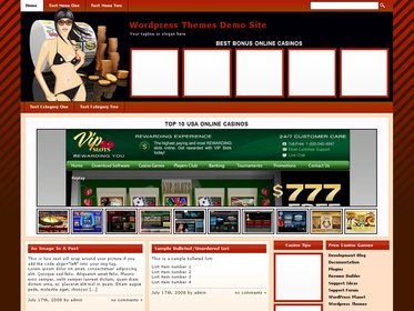 Online Casino Template 560