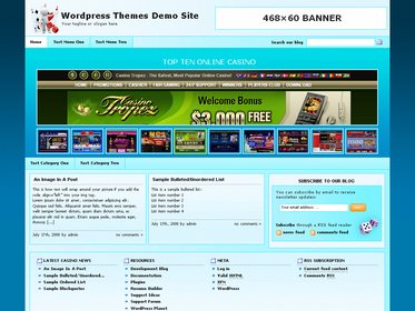 Online Casino Template 600