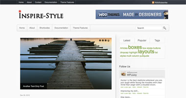 Inspire-Style WordPress theme