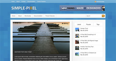 Simple-Pixel WordPress theme