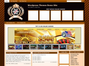 Online Casino Template 352