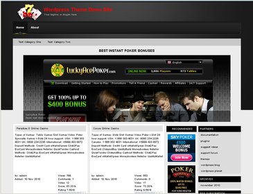 Online Casino Template 909