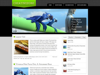 Creativezone WordPress theme