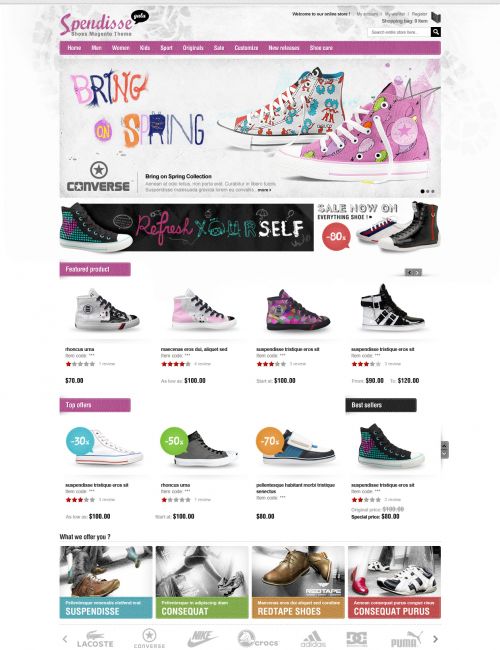 Shoes Magento Theme – Gala Spendisse