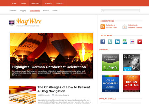 MagWire Theme