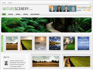 5 in 1 Nature Scenery WordPress Magazine Theme