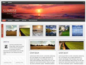 Sunrise WordPress Magazine Theme