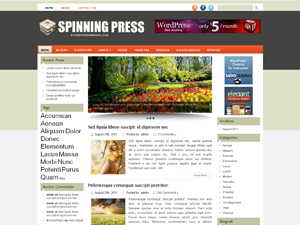 Free WordPress Theme – Spinningpress