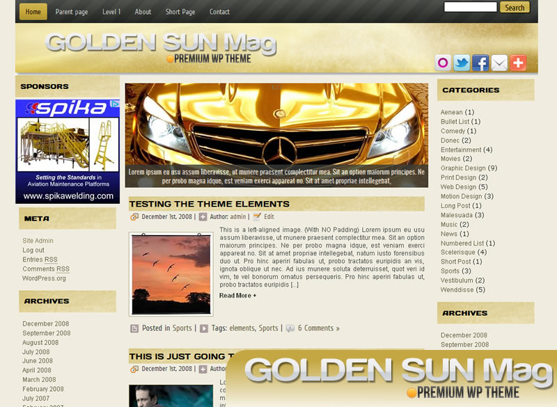 Golden Sun Mag