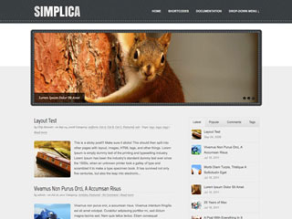 Simplica WordPress Theme