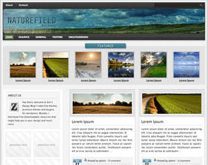 Nature Field WordPress Magazine Theme