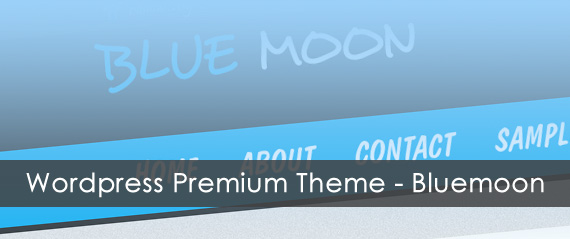 Premium wordpress theme – Bluemoon