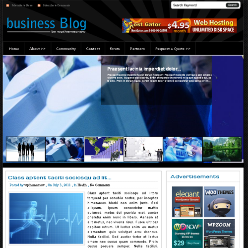 BusinessBlog WordPress Theme