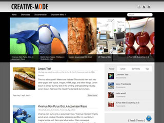 Creative-Mode WordPress Theme