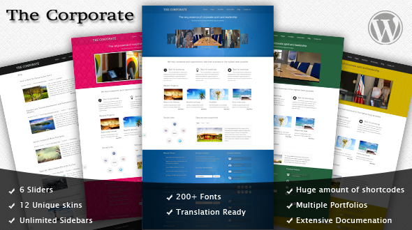 The Corporate WP Theme