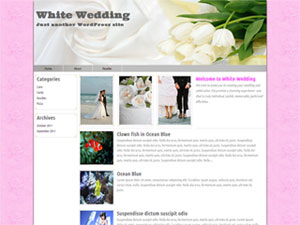 White Wedding WP Theme