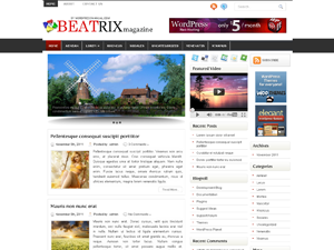 Free WordPress Theme – Beatrix