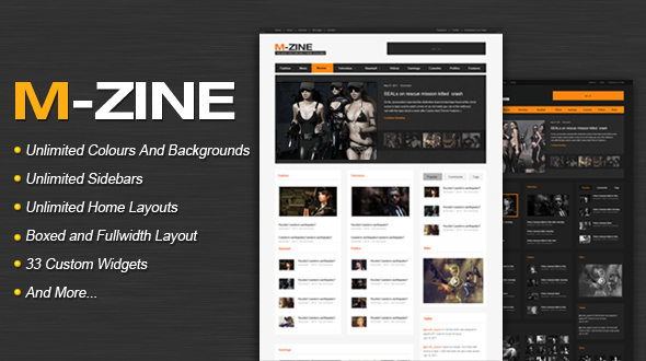 M-zine Blog & Magazine Theme