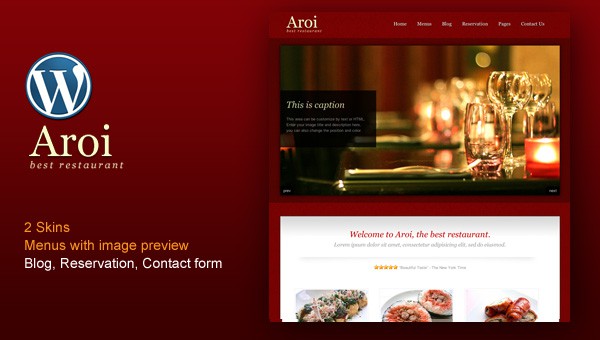 Restaurant Theme – Aroi