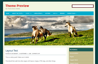 Horse ride WordPress Theme