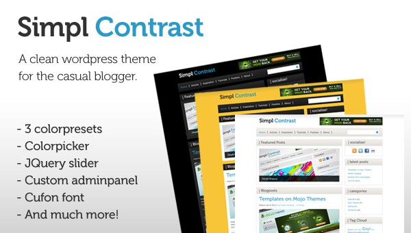 Simpl Contrast WordPress Theme