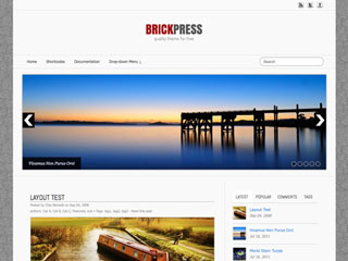 Brickpress WordPress Theme