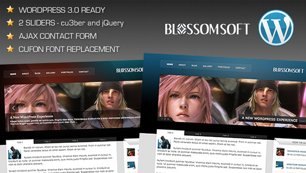 Blossomsoft WordPress Theme