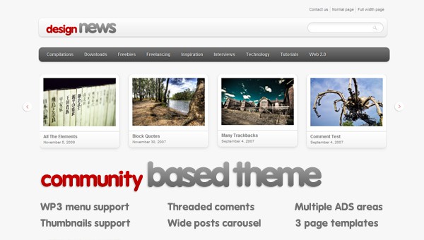 Community WordPress Theme
