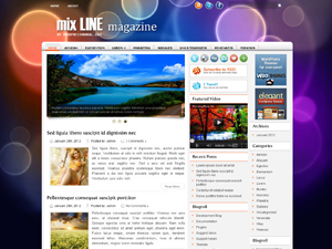 Free WordPress Theme – MixLine