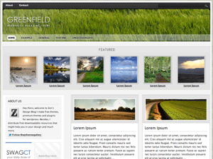 GreenField WordPress Magazine Theme