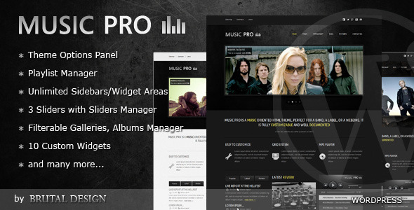 Music Pro – Music WP Theme