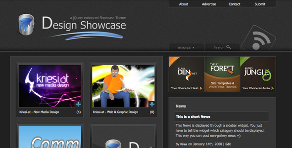 Design Showcase WordPress Theme