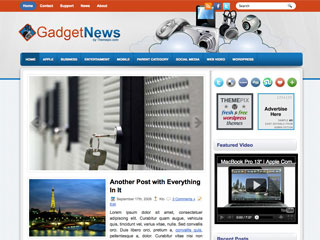 GadgetNews Free WP Blog Template –