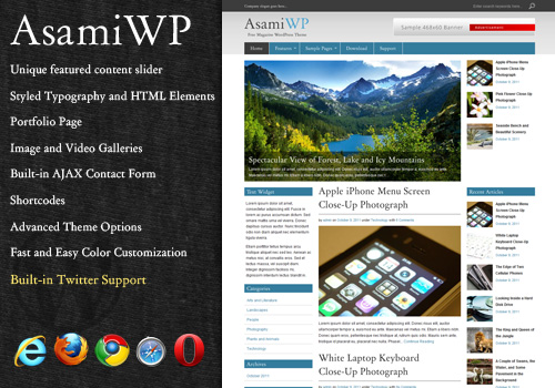 Asami WordPress Theme