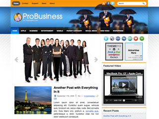 ProBusiness Free WP Blog Template –