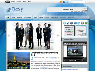 Flexy Free WP Blog Template –