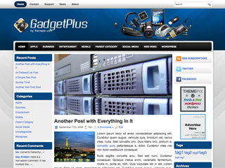 GadgetPlusFree WP Blog Template –