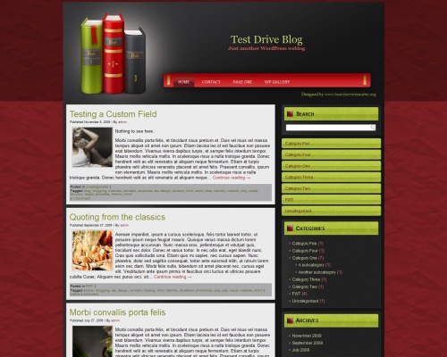 Books WordPress Theme