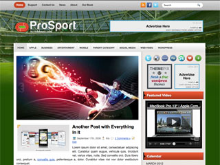ProSport Free WP Blog Template –