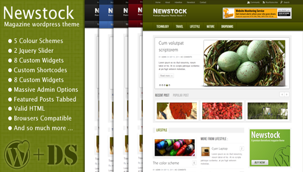 Newstock WordPress Theme
