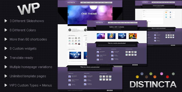 Distincta WordPress Theme