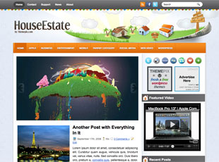 HouseEstate Free WP Blog Template –