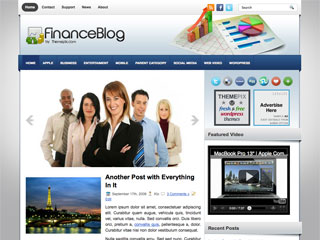 FinanceBlog Free WP Blog Template –