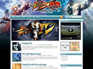 Street Fighter X Tekken WordPress Theme