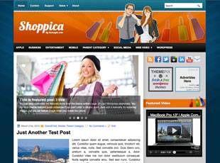 Shoppica Free WP Blog Template –