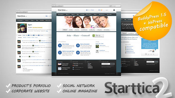 Starttica v.2 WordPress Theme