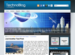 TechnoBlog Free WP Blog Template –