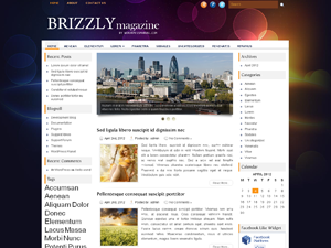 Free WordPress Theme – Brizzly