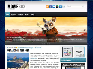MovieBox Free WP Blog Template –