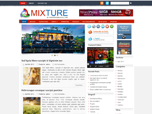 Free WordPress Theme – Mixture